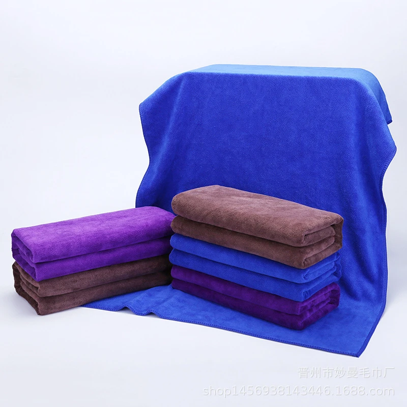 Lot De 4 éponges Microfibre COM-FOUR - Nettoyage Voiture Sans Traces 18x11cm