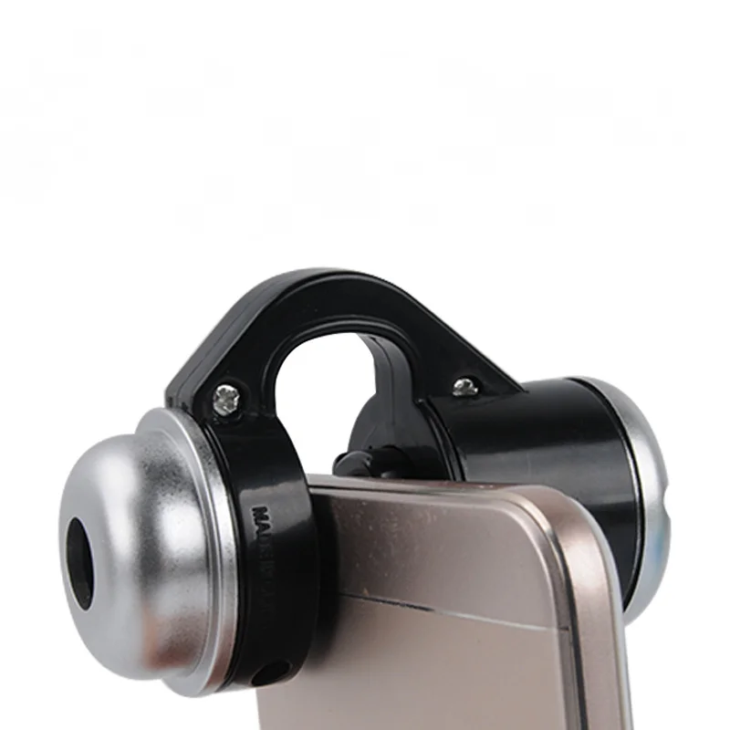Enhanced Portable Mobile Phone Magnifier with 30X Glass Lens and Illuminant Identification Loupe