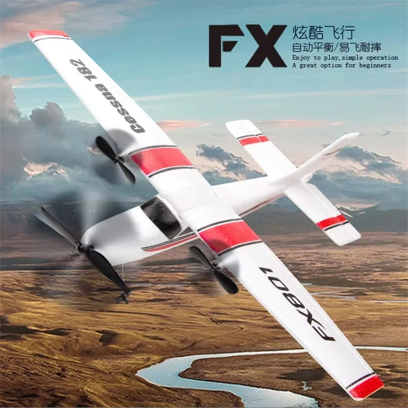 Remote Control Aircraft Fx801 Rc Fixed Wing Cessnɑ 182 Remote Control Foam Aircraft Model Glider New Children'S Outdoor Toy Gift 3