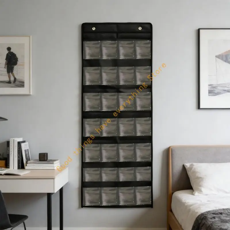 Utile espositore per oggetti contenente 24 scomparti, ottimo per organizzare pezzi da collezione all'interno 55KF - immagine 4