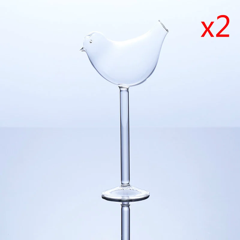 Creative Bird Shape Cocktail Goblet Glass Drinkdelightful Nightclub Special  Drinks Cup Diy Mixing Wine Champagne Tiki Glasses - Glass - AliExpress