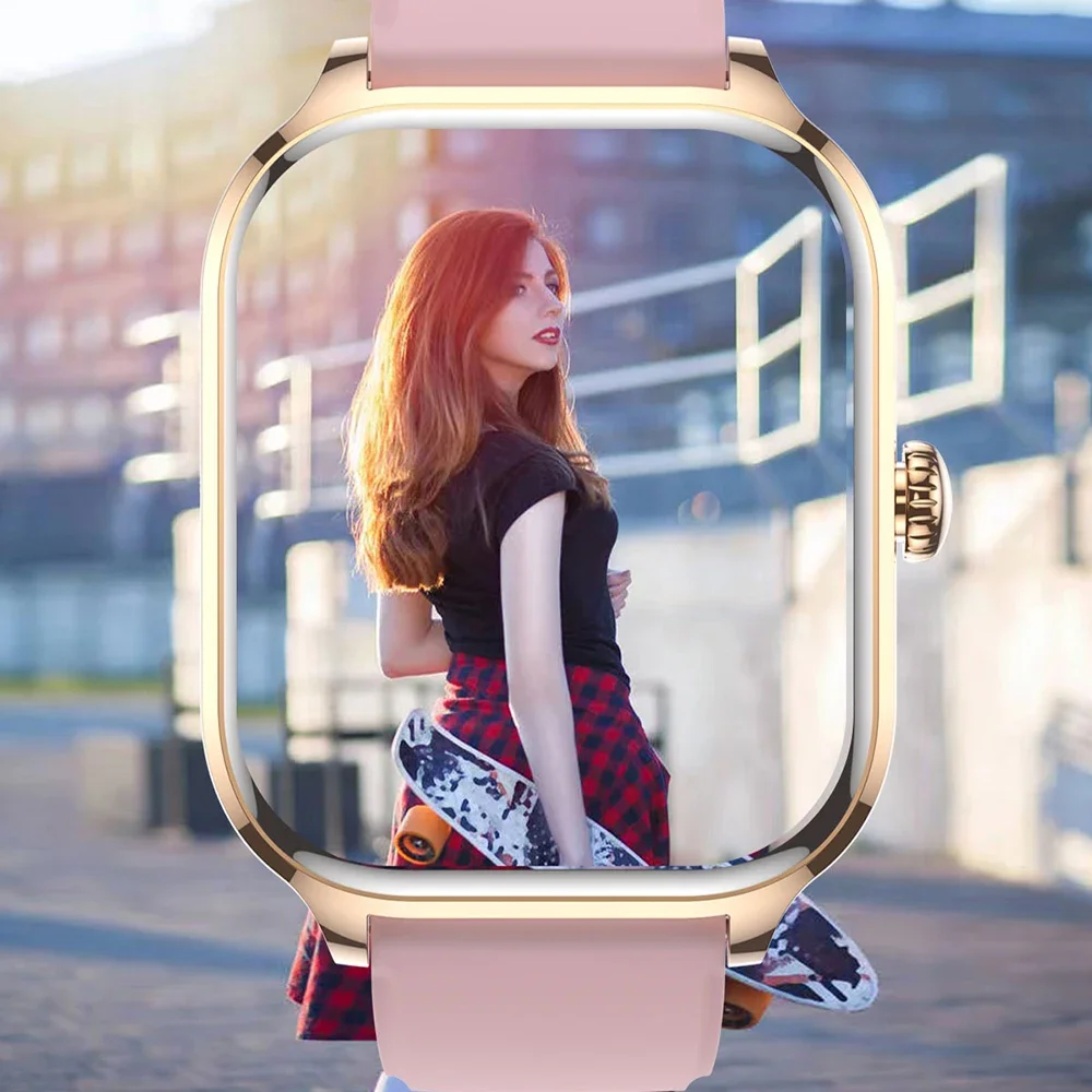 NEW 2.01'' Smartwatch Fitness Tracker Clock Sports Smartband Blood Pressure Monitor Smart Watches for Men Women IOS Android 2026