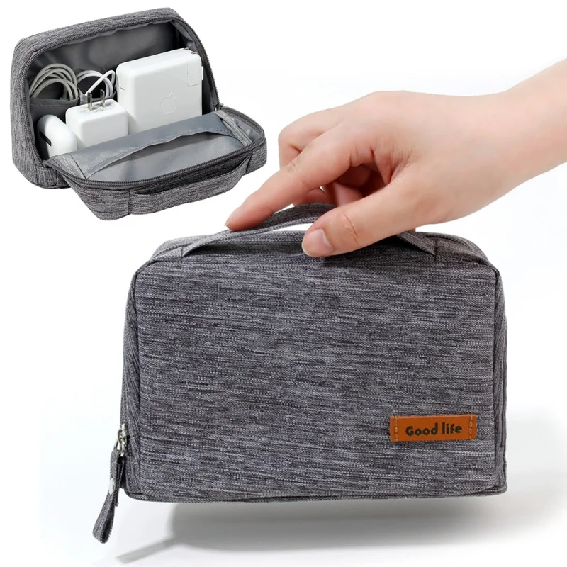 

Electronic Organizer Portable Travel Storage Bag Accessories Carrying Case for Digital Camera, USB, Cable, Charger, Power Bank