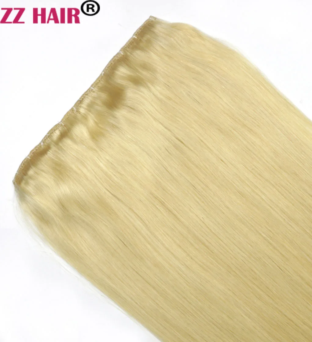 Brazilian Human Remy Hair Extensions Clip-in Natural Straight 16"-20" 1pcs Set 70g