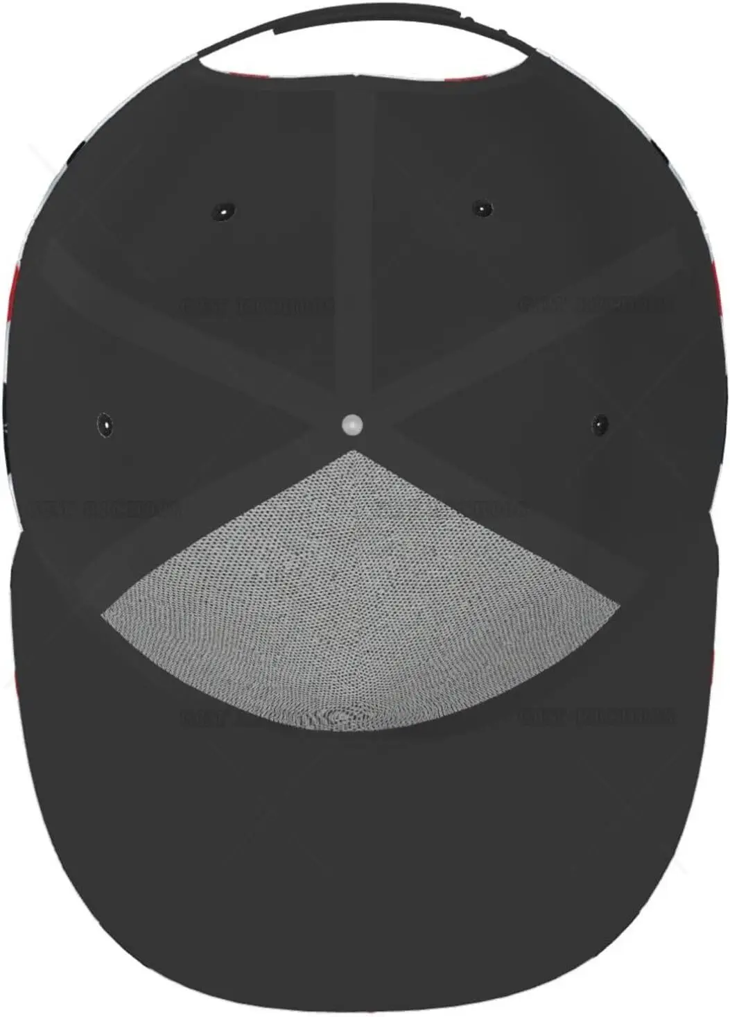 Card Poker Cute Print Flat Brim Bill Hats for Men-Snapback Hats Adjustable Baseball Cap Trucker Hats Black 6