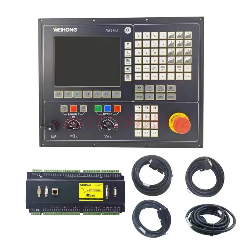 

WEIHONG NK280B Controller Software NC Studio V10 3/4 Axis ATC Spindle Integrated Control System Bus CNC system Lambda 21E 21A