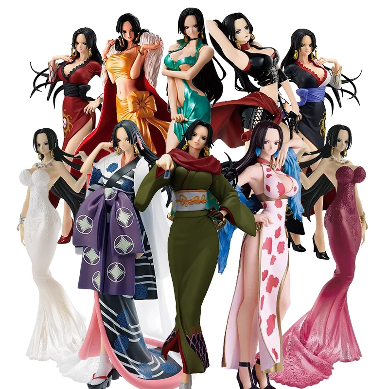 

Bandai Original One Piece Anime Figure Shiny Venus FDS DXF Boa Hancock Action Figure Toys for Kids Gift Collectible Model Dolls
