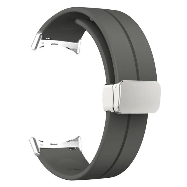 Silicone Magnetic Folding Buckle Sport Wristband Strap
