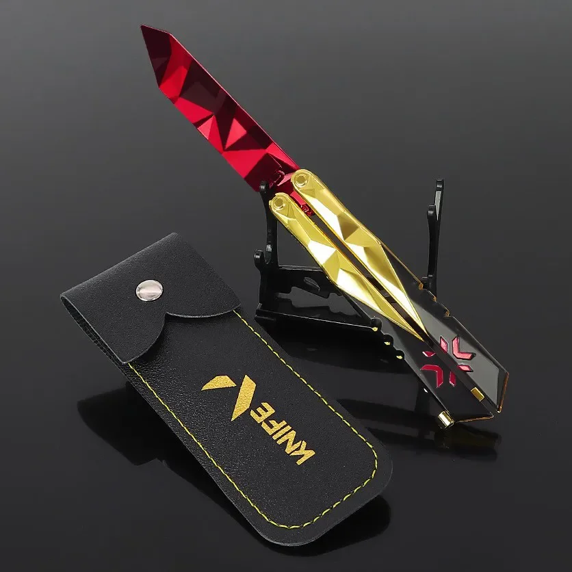 

21cm Valorant Upgraded Version Champions 2022 Ruby Uncut Safe Toy Knife Weapon Game Anime Peripheral Samurai Sword Gift for Boy