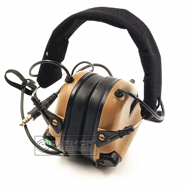 Earmor M32 Mod4 Military Shooting Earmouff With 360° Rotation Bracket Kit Fit For Fast Helmet Wendy M-lok Arc Helmet Diy Set