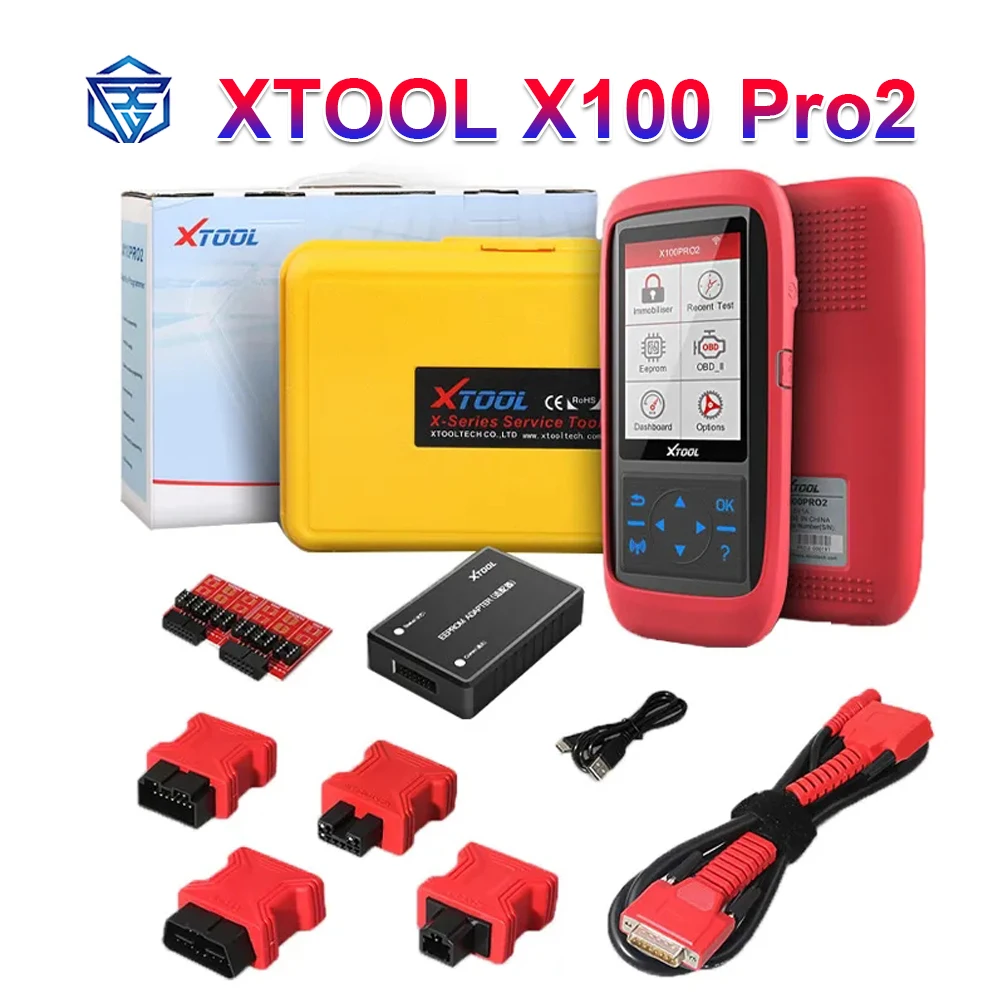 Xtool X100 Pro2 Obd2 Auto Key Programmer Strumento Di Regolazione Del Chilometraggio Compreso Il Lettore Di Codici Eeprom Aggiornamento Online Multili