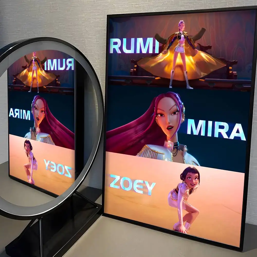 VZRSQZK Poster Japonais Demon Slayer Blade Of Kamado Nezuko - Impression Sur Toile - Décoration Murale Moderne Pour Chambre à Coucher - 20 X 30 Cm