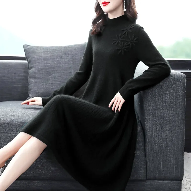 2025 Neues, stilvolles und edles, langes, besticktes französisches