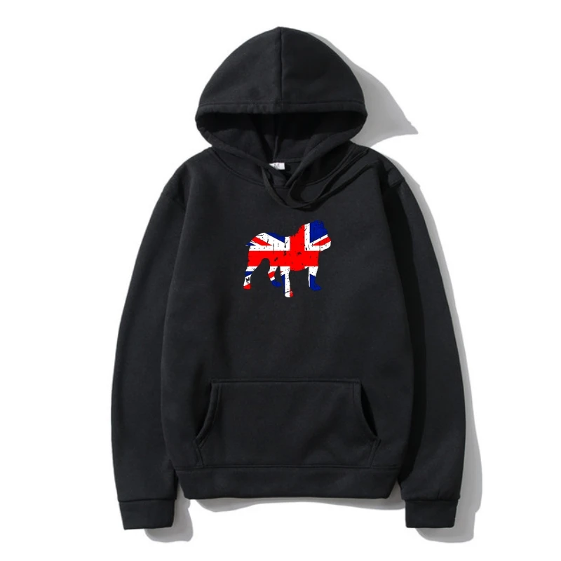 

2022 New Pure Cotton Autumn Hip Hop Fashion Mens Outerwear English Bulldog Union Jack SweatSweatshir D3-adulOuterwear