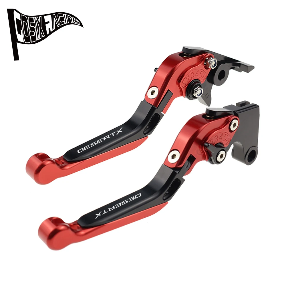 

Fit Desert X 23-24 Desert X Rally 2024 Motorcycle CNC Accessories Folding Extendable Brake Clutch Levers Adjustable Handle Set