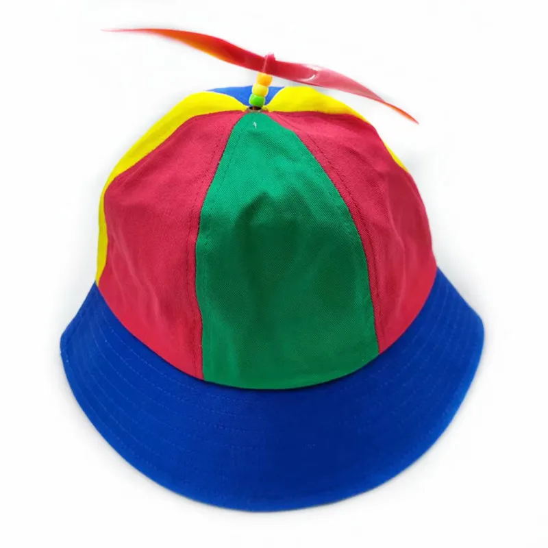20 Colors Size S&L Men Women Baseball Caps Funny Propeller Rainbow Helicopter Top Hat  Y2K 2