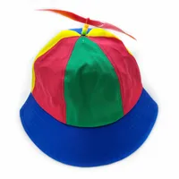20 Colors Size S&L Men Women Baseball Caps Funny Propeller Rainbow Helicopter Top Hat  Y2K 2