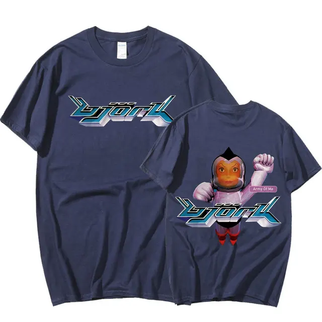 Bjork Army of Me Aphex Twin T Shirt Hip Hop Vintage Streetwear 