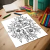 Spiral Colouring Book 24 Sheets 20x 20 cm For Graffiti Painting Drawing Book Relieve Anxiety Perfect for Many Holiday Gifts 5