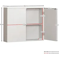 Wall Mounted Cabinet Kitchen, Bathroom 6