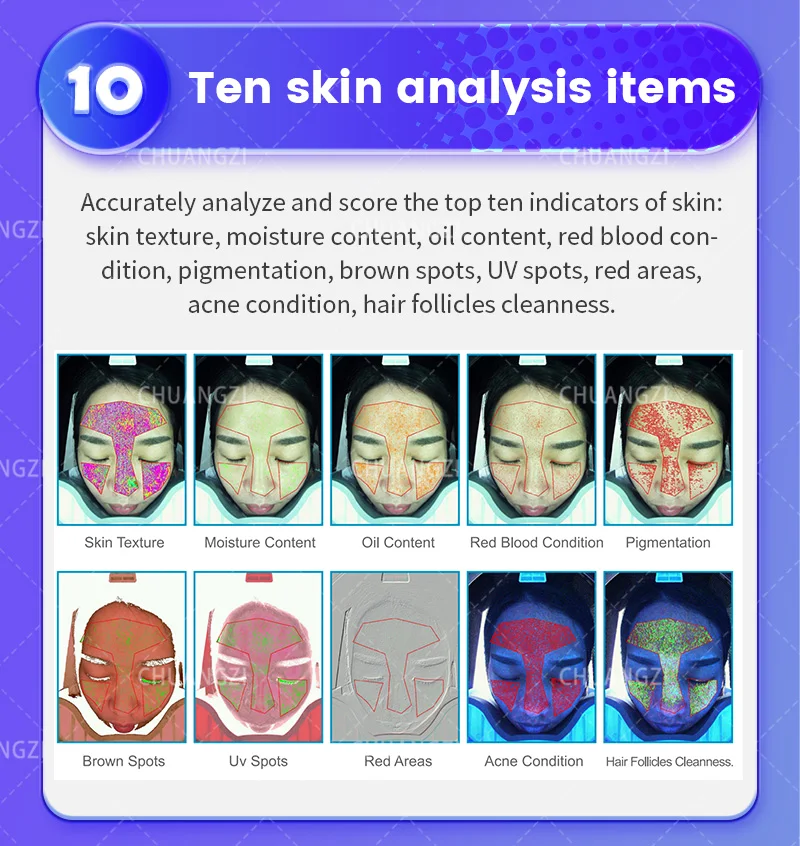 Professional Test Report on 3D Skin Analyzer AI Facial Recognition Skin ...