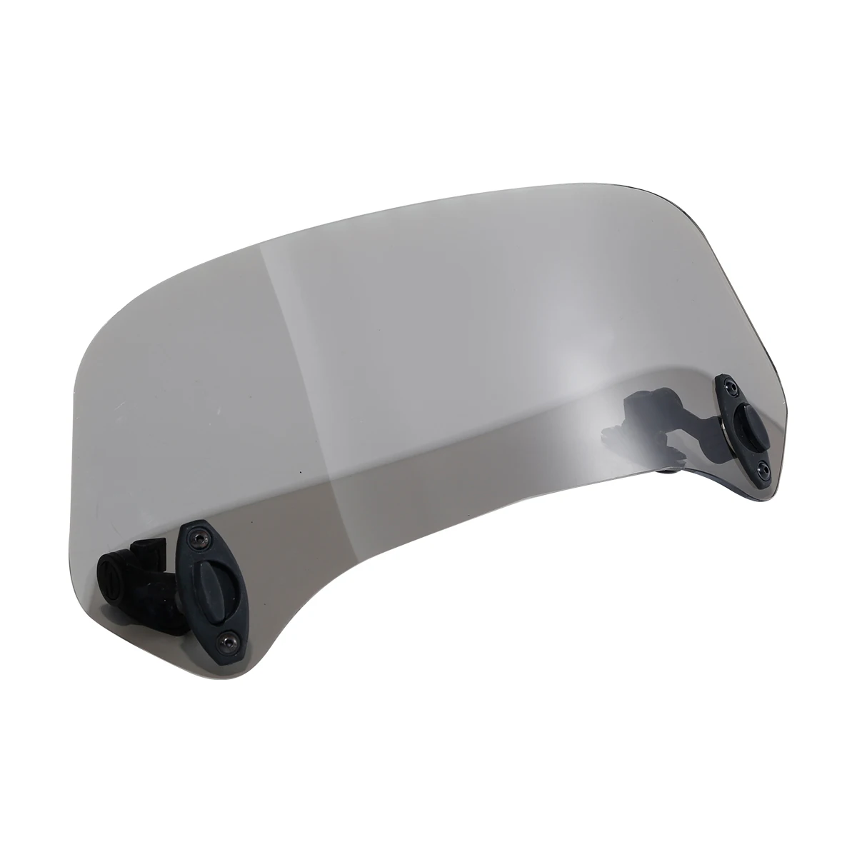 Motorrad Windschutzscheiben-Spoiler - Verstellbarer Clip-On Windabweiser 27x12cm