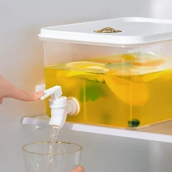 3/5L Cold Kettle Refrigerator with Faucet Household Lemonade Bottle Drinkware Cold Water Container Water Bucket Kitchen