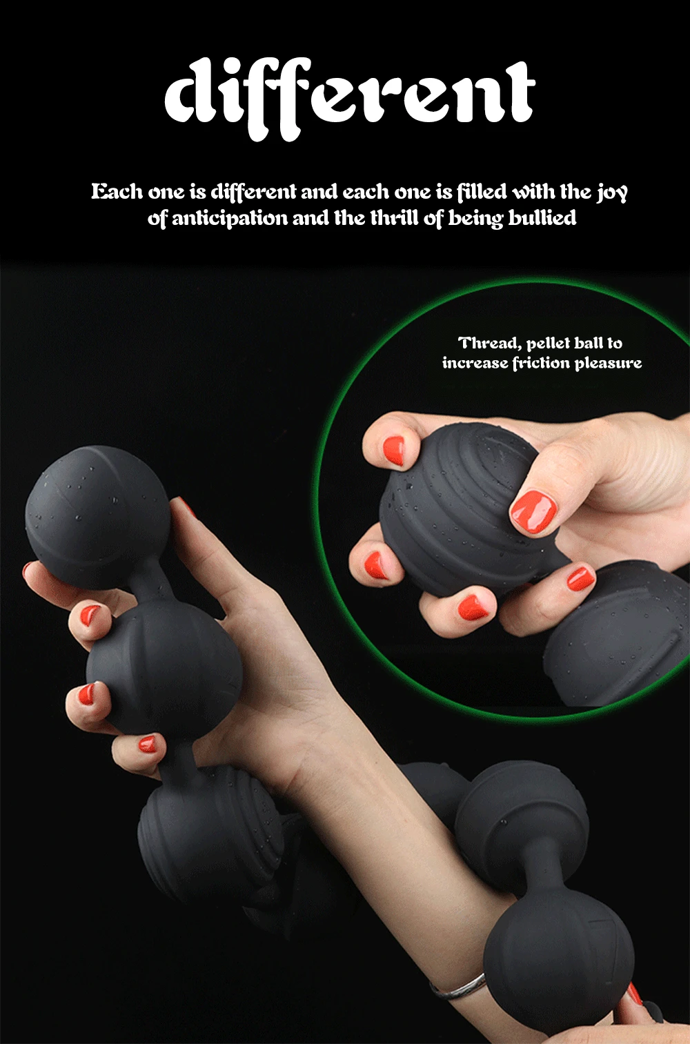 Dilatatore a sfera in silicone morbido anale per donne Coda di volpe Perline ano super lunghe Coda anale Gioco di ruolo Plug anale Mas_voghion.com