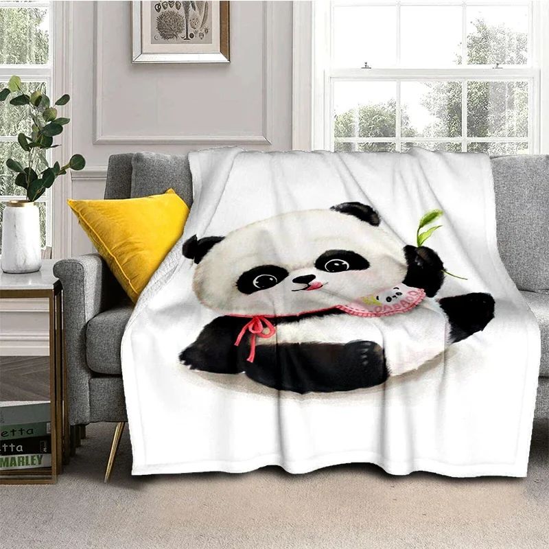 

Chinese Panda Pattern 3D Blanket Sofa Travel Blanket Blankets for Beds Bed Custom Flannel Blanket Lightweight Warm Blanket