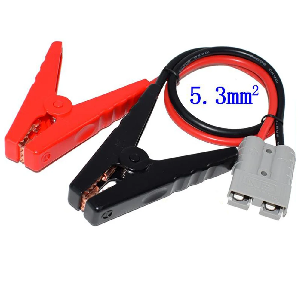 

Connector Alligator Clip 100mm 12-24V 1AWG 50A DC Plug Connector Car Cable With Two Clips Wire Cable Connectors