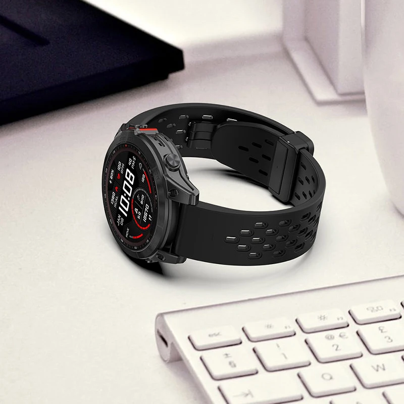 سريعة تناسب حزام سيليكون ل Garmin حزام ساعة Fenix...