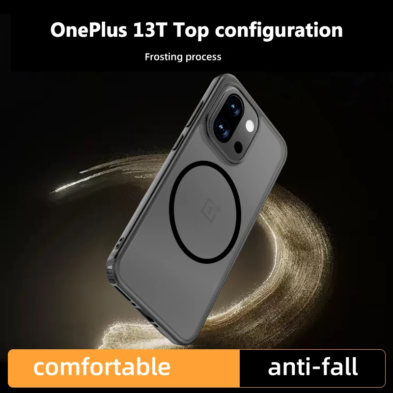 Enhanced Magnetic Shockproof Transparent Protective Back Cover Case