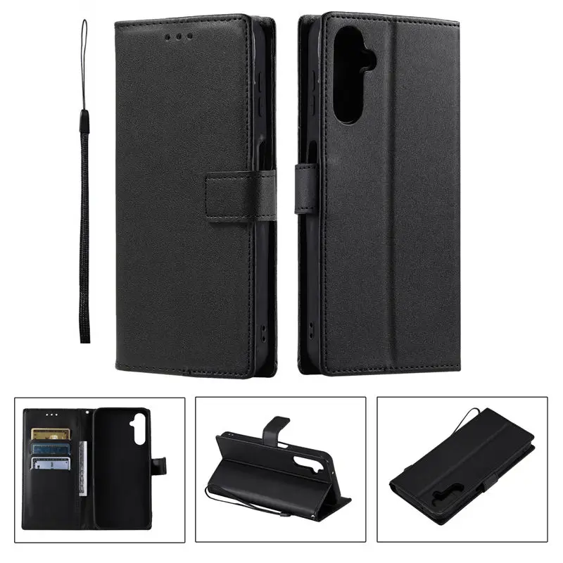 Luxury Wallet Card Flip Leather Case For Samsung Galaxy A14 A34 A54 A50 A51 A70 A71 A10 A20 A30 A40 A21S A31 A73 A13 4G 5G Cover_voghion.com