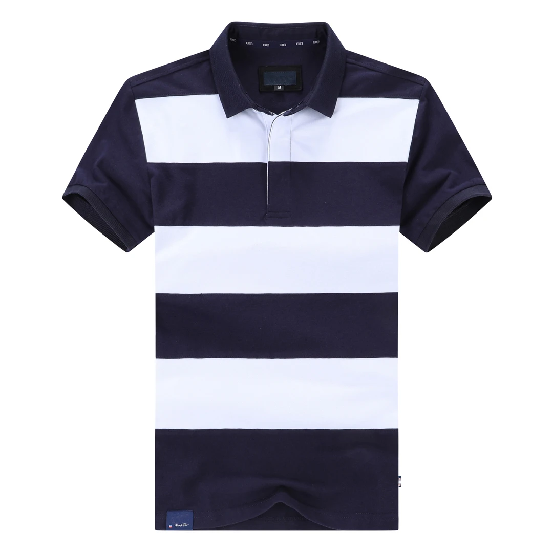 New Summer Striped Men's Polos Short Sleeve Del France Homme Polo Shirt Fashion Casual Strecthing Big Size 3XL EP EP LOGO 7 S0af4c44eab334fddb6ee30abe60281bdZ