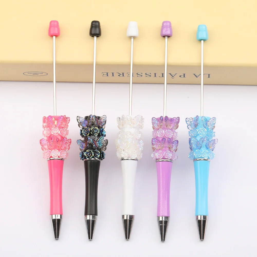 Cordial Design 20Pcs 18*146MM Jewelry Findings & Components/DIY Beaded Pen Accessories/Beadable Pen Findings/Cute Plastic Pens - cordial