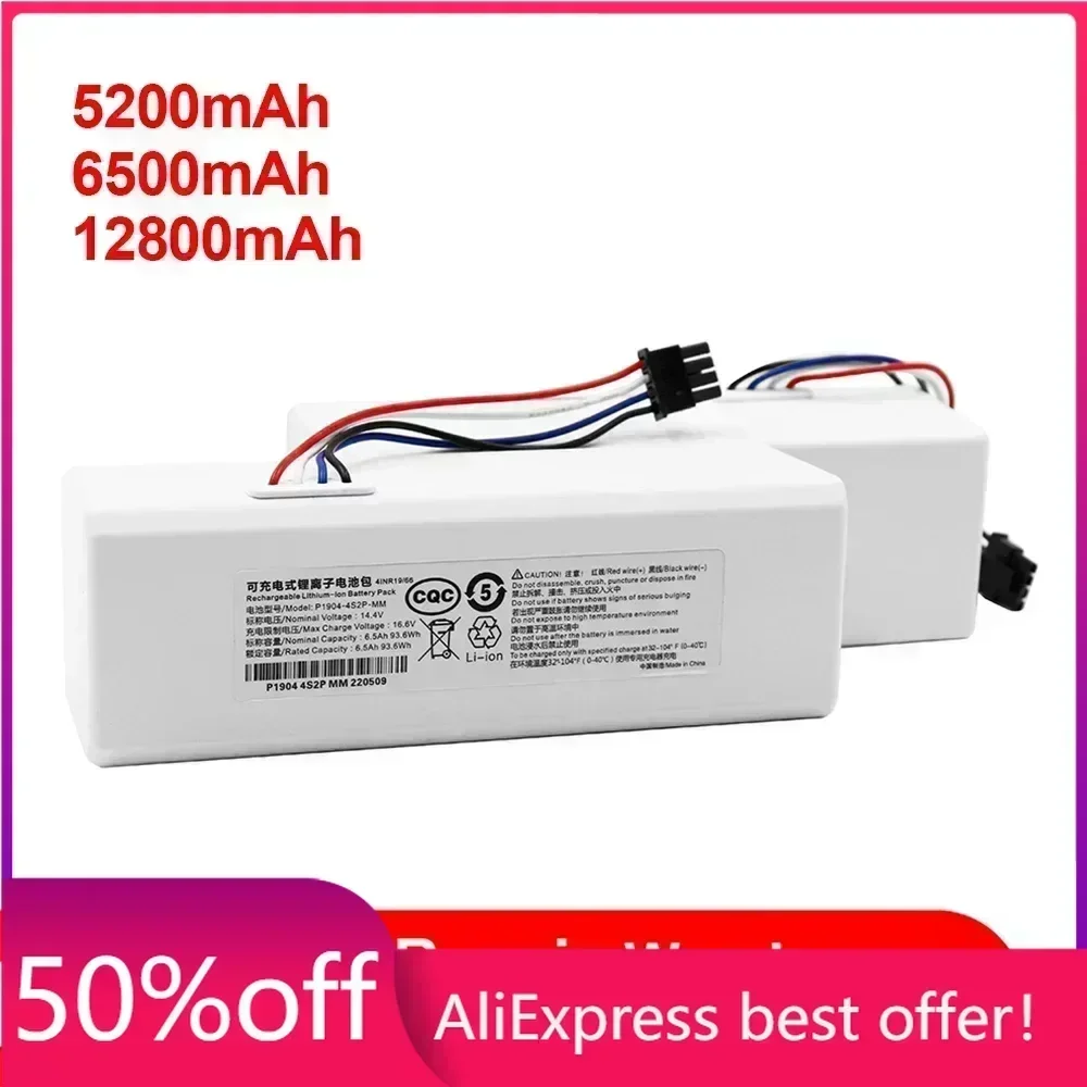 

for Xiaomi Robot Battery 1C P1904-4S1P-MM Mijia Mi Vacuum Cleaner Sweeping Mopping Robot Replacement Battery G1