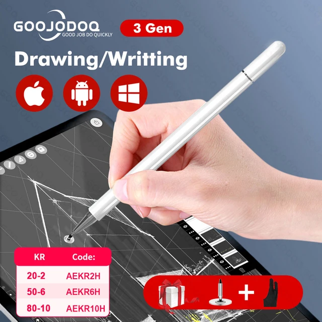 Criatura veneno dígito Stylus Pen For Andriod Ios Apple Pencil Stylus Pen For Tablet Ipad Pencil  Xiaomi Samsung Touch Pen Phone Touch Stylus - Tablet Pen - AliExpress