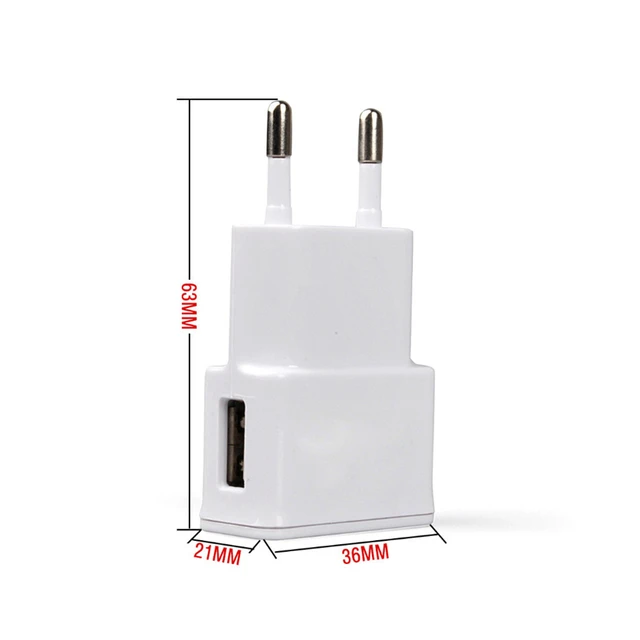 Chargeur Double USB Prise EU pour Téléphone Portable
