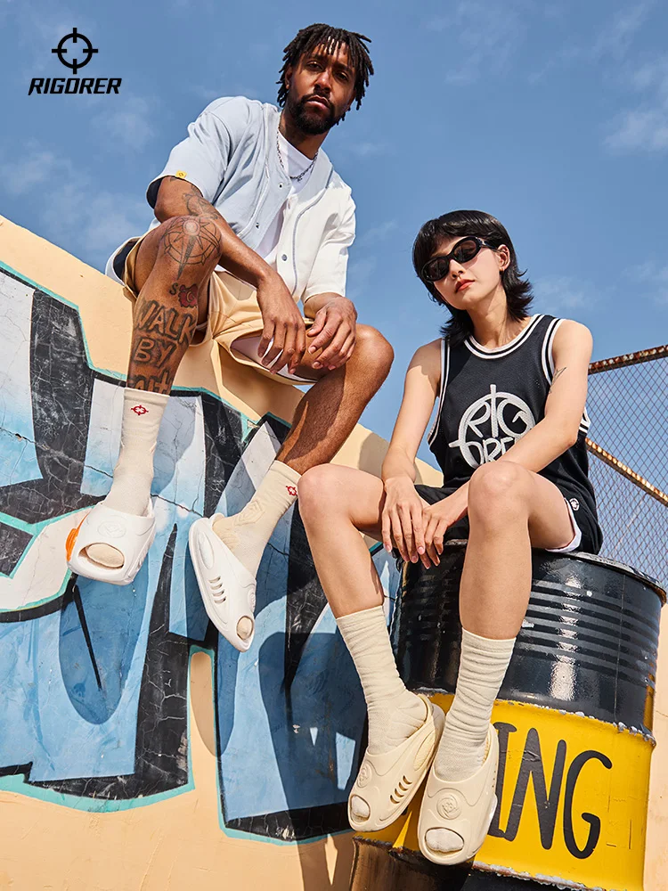 RIGORER Shark 2.0 Basketball Slippers Sports Men 2024 Summer slip Couple Sandals Women Indoor And Outdoor Slippers Z324160507 5