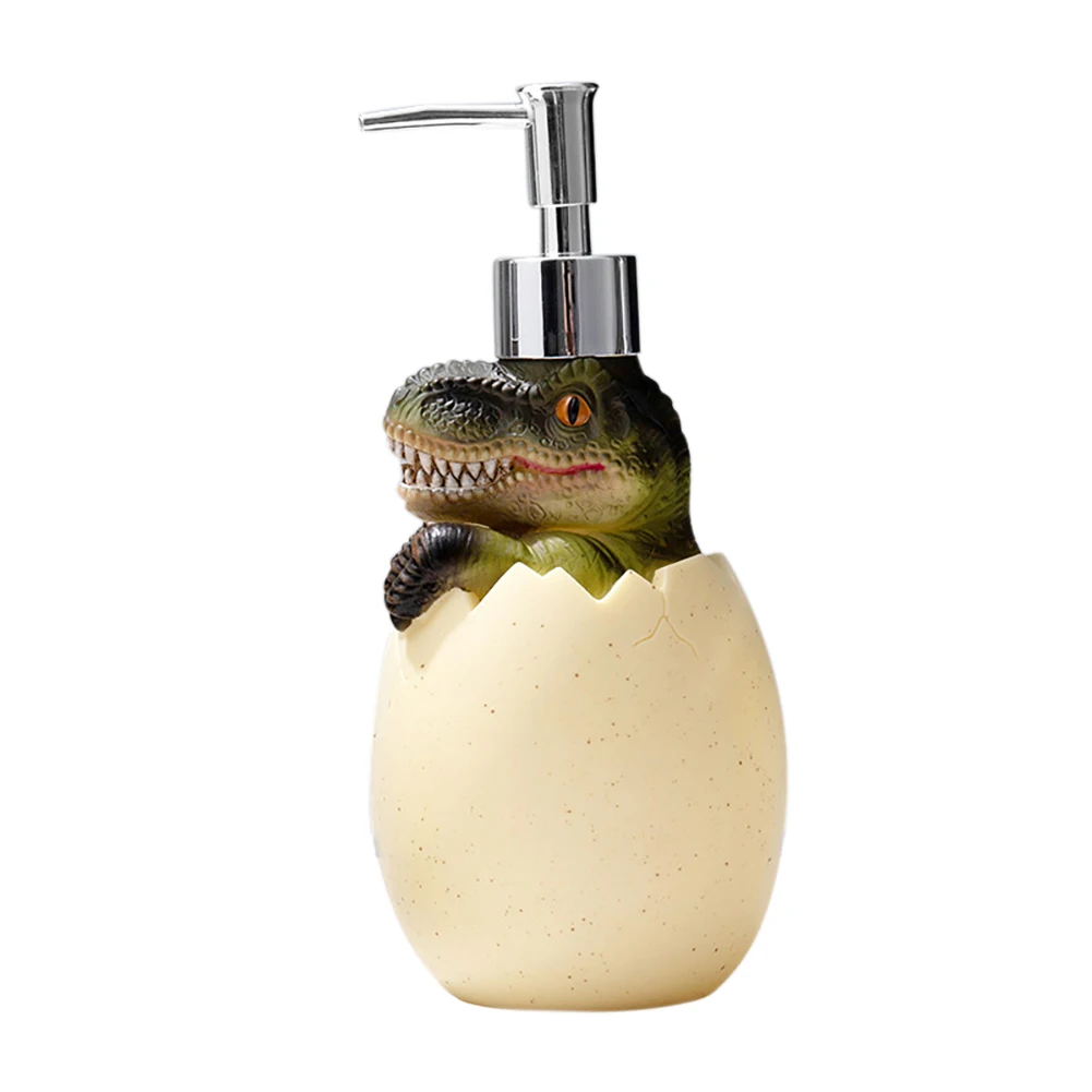 Cute Dinosaur Liquid Soap Dispensers Press Type Portable Shampoo Bottle Prevent Leakage Environmentally for Cosmetics Detergents