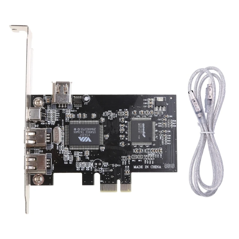1394a Firewire Expansion Video Capture Card Pcie Ports Pci
