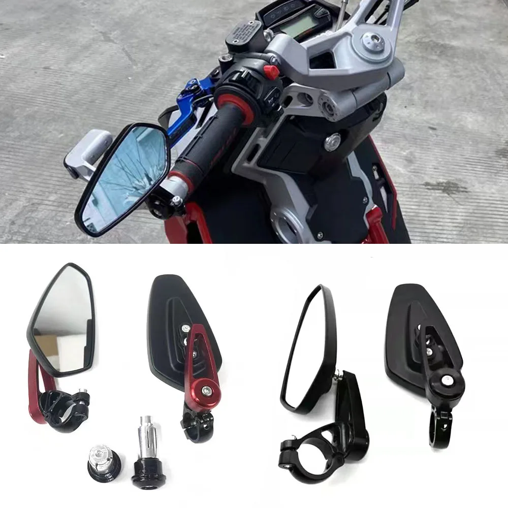 For Italjet Dragster Rear View Mirror Rear Mirror Aluminum Alloy Adjustable Mirror Fit Italjet Dragster 200 / 250I / 125 / 400