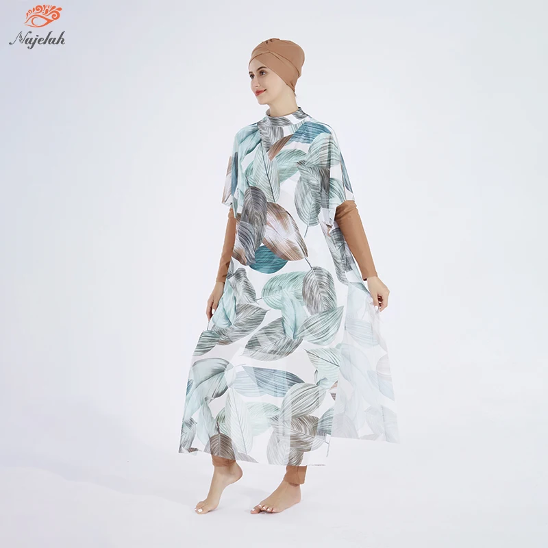 

буркини мусульманский купальник женский хиджаб мусулманский женские Мусульманская скромная одежда для плавания, женский купальный костюм, хиджаб, мусульманская накидка с длинным рукавом, бикини, купальный костюм