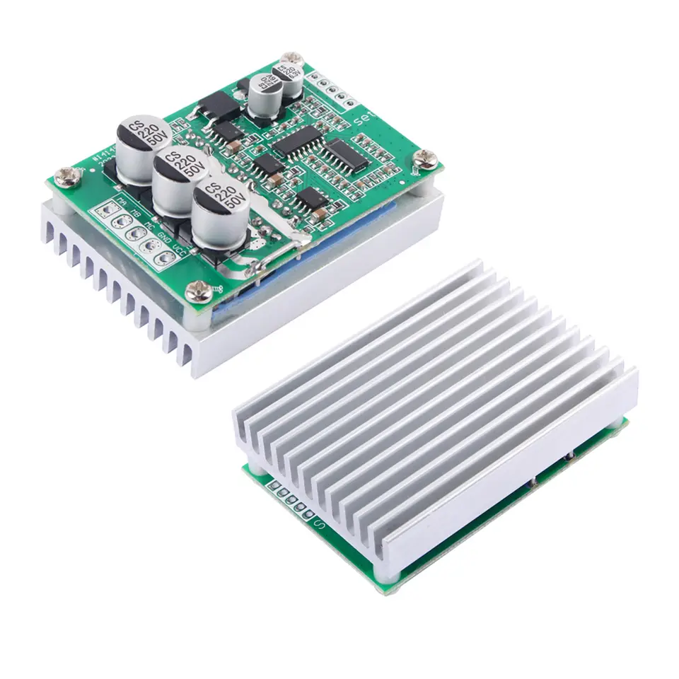 DC 12-36V 500W 15A Brushless Hall Free Motor Driver Board Motor Foward Reverse Speed Controller Control Switch Module image 4