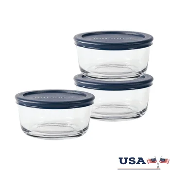 3-Piece Glass Storage Containers 1