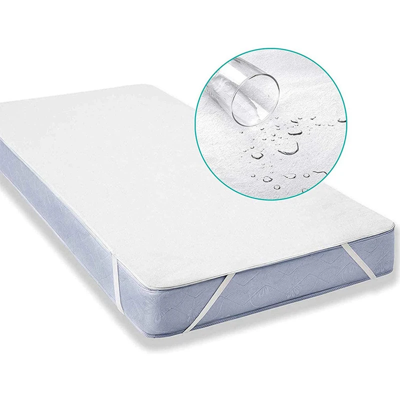 Description Picture 4 of itemWaterproof Mattress Protector Non-slip Breathable Bed Mattress Cover Anti Mite Bed Sheet with Elastic Bands Mattress Pad