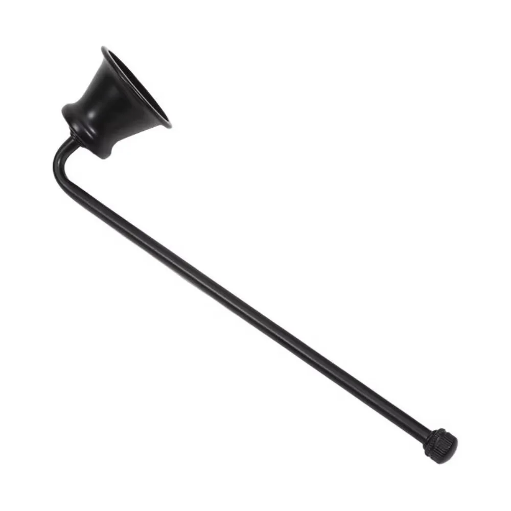 Vintage Bell-shape Candle Snuffer Gold/Black/Silver Metal Fire Extinguisher 18cm Handle Wick Cover SPA Hotel