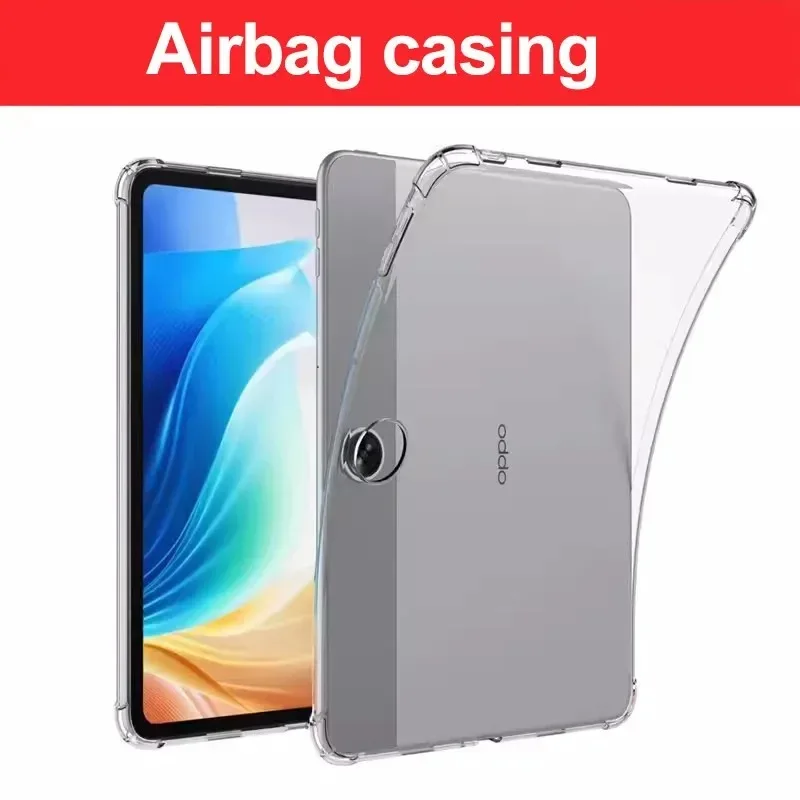 Crystal Clear Tablet Case | Four-Corner Anti-Drop Protection | 11-Inch Display Compatible