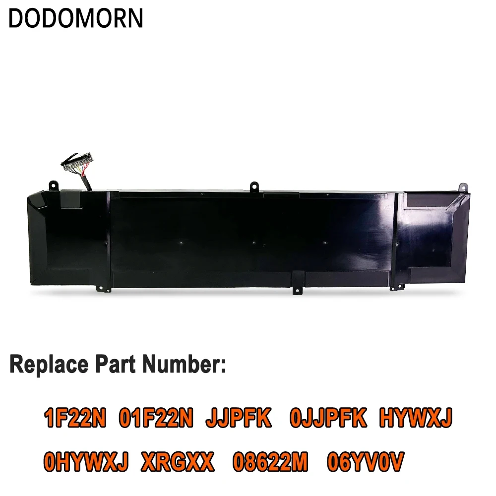 Dodomorn Xrgxx Bateria para Dell Alienware M15 M17 r1 P82f P40e P79f P37e Inspiron g5 5590 g7 7590 7790 2023 - Imagem 2