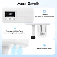 Cuiseur vapeur professionnel pour le visage, brume chaude à l'ozone Nano-Ion avec écran LCD, hauteur réglable pour Salon, maison, Spa, réduction du vieillissement 4
